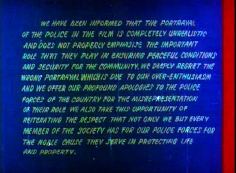 police disclaimer