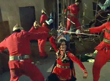 zeenat sword play